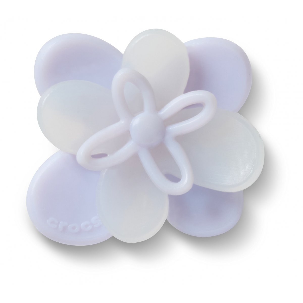 Blooming light blue flower